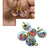 Pingente Redondo de Vidro com Strass Colorido 16mm - Unidade na internet