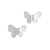 Aplique Resina Borboleta 3x4,5cm com 2 unidades LLA36