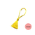 Mini Tassel 3,5cm Amarelo Canário - Unidade - comprar online