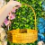 Cesta de Bambu Fraldeira Redonda 25cm Darlene Artesanatos