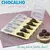 Chocalho Finalizar os doces com os confeitos agora será fácil demais. Um novo jeito de finalizar doces, com a inovação que só a Blu oferece! Com encaixe exclusivo, que permite acrescentar quantas cavidades quiser, de acordo com a necessidade da confeiteir