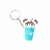 Chaveiro Milk Shake Azul 5cm Unidade