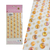 Cartela Adesivo Cristal Misto Concha Laranja Furta Cor 15X8,5cm