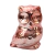 Enfeite Coruja Cerâmica Rosé 4x5,5cm BF2790