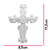 Aplique de Resina - Cruz 11,5x8,5cm LLA-59 - comprar online