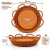 Cesta Redonda Trançada com Alças e Base MDF - comprar online