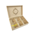 Mdf Caixa Dobradiça Brasão Arabesco P com 6 Divisórias 30x20x7cm - comprar online