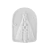 Aplique de Resina - Placa Nossa Senhora Aparecida 8x6cm LLA-251