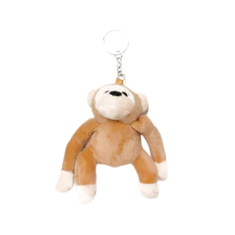 Chaveiro de Pelúcia Macaco