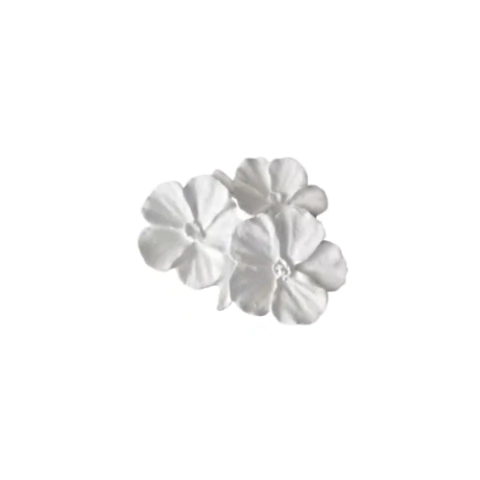 Aplique de Resina - Violetas 6x5cm LL-006