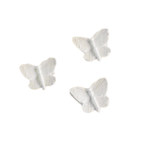 Aplique de Resina - Mini Borboleta 2x2,5cm com 3 unidades LL-136