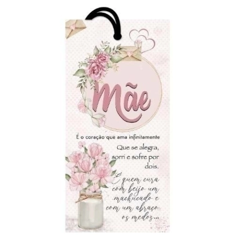 Tag em MDF Litoarte Mãe - DHT2-183