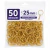 50 Argolas Chaveiro Com Corrente 25mm Dourado
