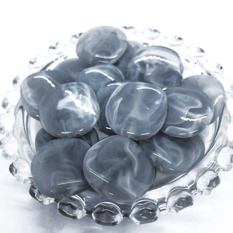 Pedra Marmorizada 22mm Cinza Unidade