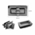 Fecho de Bolsa Retangular Preto 43X23mm Unidade