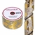 Fita de Natal Merita 63mm FNA-63407 Folhas Douradas - 1 Metro