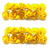 Mini flores de papel 15mm 24 rosinhas Ideal para decoração e lembrancinhas. As cores podem variar dependendo das configurações de seu monitor ou celular.