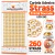 Cartela Adesiva Strass Cristal Dourado 6mm LDD-242 - comprar online