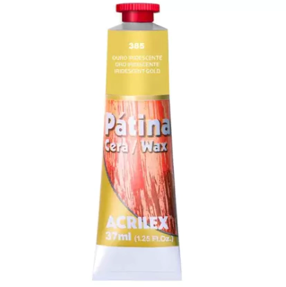 Pátina em cera 37ml 385 - Ouro Iridescente