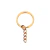 10 Argolas Chaveiro Italiana Com Corrente 28mm Dourado - comprar online