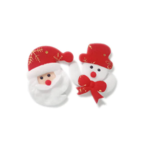 Kit Aplique Natalino Natal - Papai Noel e Boneco Gorro Estampado - comprar online