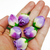 Aplique Rosas 2X2,5cm Em Poliéster Lilás un - Darlene Artesanatos