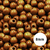 Bola Passante Em Madeira 8mm - Marrom 20g - comprar online
