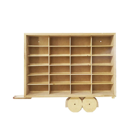 Carreta Hot Wheels 24 Lugares - De Parede Em MDF Cru