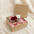 Caixa Tampa Sapato Borda Coração Rendado 25x25x9 cm MDF Cru na internet