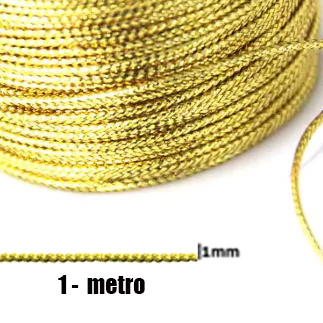 Cordão 9000 Ouro - 1 metro - comprar online