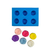 Molde Silicone Kit 6 Mini Botões De Rosa