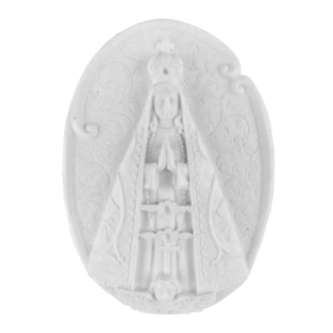 Aplique de Resina - Placa Nossa Senhora Aparecida 11x8cm LLA-171