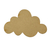 Aplique Recorte Nuvem Em MDF 10x6,5cm
