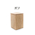 Mdf Pote Com Tampa 8x8x12cm - Nº3