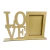 Mdf Porta Retrato 10x15cm Love com Base N1