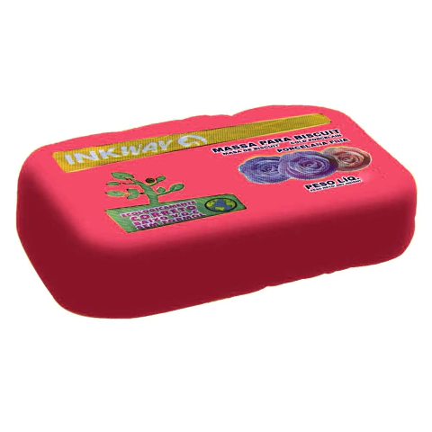 Massa Biscuit Inkway 85g Rosa Escuro