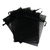 Saco de Organza 5x7cm Preto com 10 Unidades