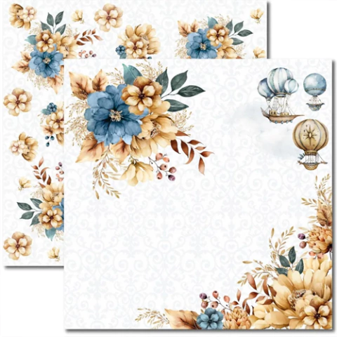 Papel Scrap Dupla Face Arte Fácil Céu dos Sonhos 6 - SC-847