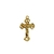 Pingente Metal Crucifixo Vazado Dourado - Unidade