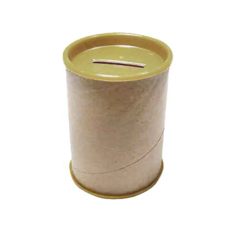 Cofrinho de Papel Gold 10x6cm Unidade - comprar online