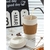 Copo Para Café De Bambu e PP Com Tampa e Mexedor Cappuccino 450ml