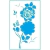 Stencil Litoarte 21x34,4 Flor Rosas - ST114