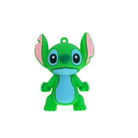 Pingente Chaveiro Stitch Verde 50mm - Unidade