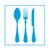 Stencil Litoarte STx-174 - Garfo Colher e Faca