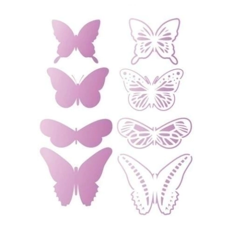 Stencil Arte Fácil 18x23cm Borboletas ST-806