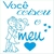 Stencil Litoarte 14x14 Você Coisou Meu Coração - STA-156