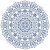 Stencil Arte Fácil 22x22cm Mandala Renda Clássica STC-002