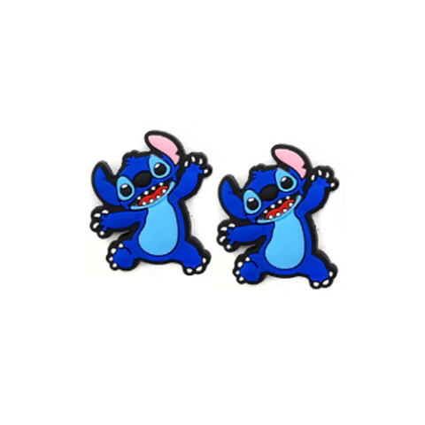 Kit Aplique Emborrachado Stitch Com 2 Unidades