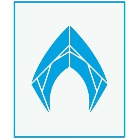 Stencil Litoarte 17x21 Super Herói Aquático - STM705