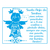 Stencil Litoarte STR-104 - Santo Anjo Menina 2